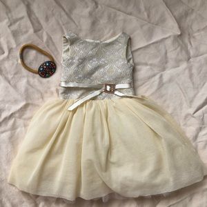 American Girl Gala Party Dress and Hair Accessory ONLY